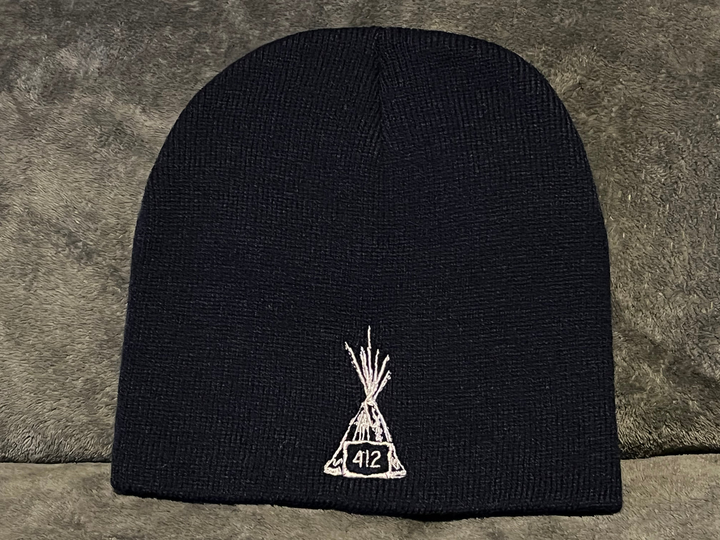 “TeePee” Beanie Skullcap Navy