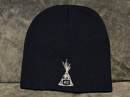 “TeePee” Beanie Skullcap Navy