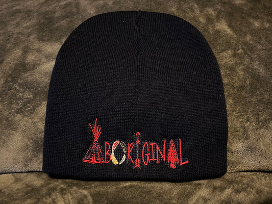 “Aboriginal” Beanie Skullcap Navy