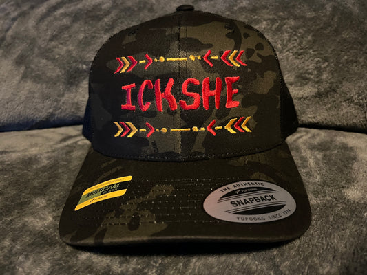 “ICKSHE” Hat SnapBack Camo