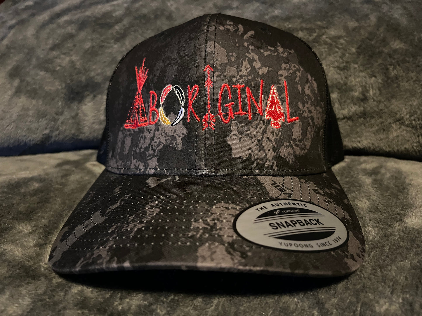 “Aboriginal” Logo Camo Hat