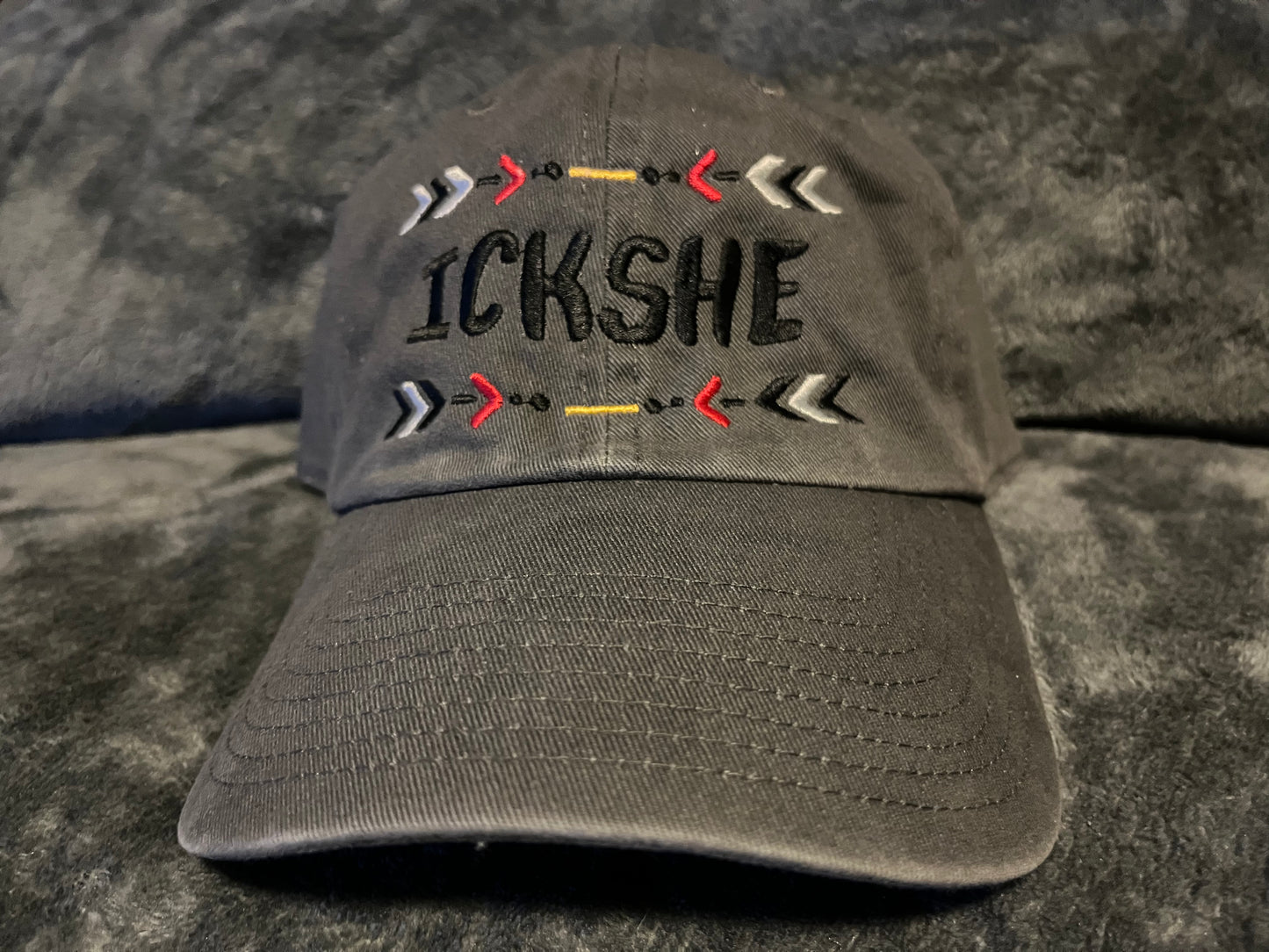 “ICKSHE” Hat Adjustable Strap Grey